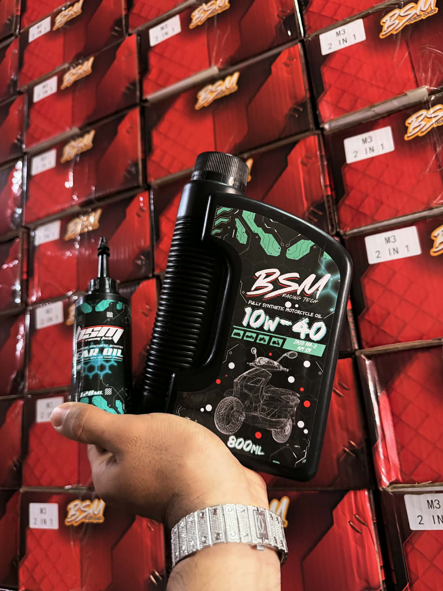 FULLY SYNTHETIC MOTORCYCLE OIL