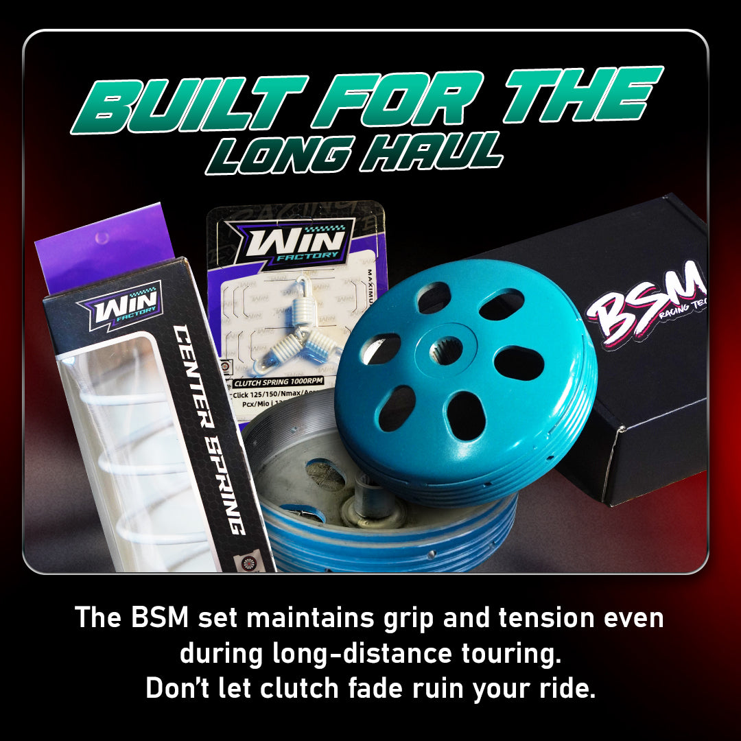 BSM SET DRAGGING ELIMINATOR FOR HONDA AND YAMAHA BELL, CLUTCH SPRING, CENTER SPRING SET