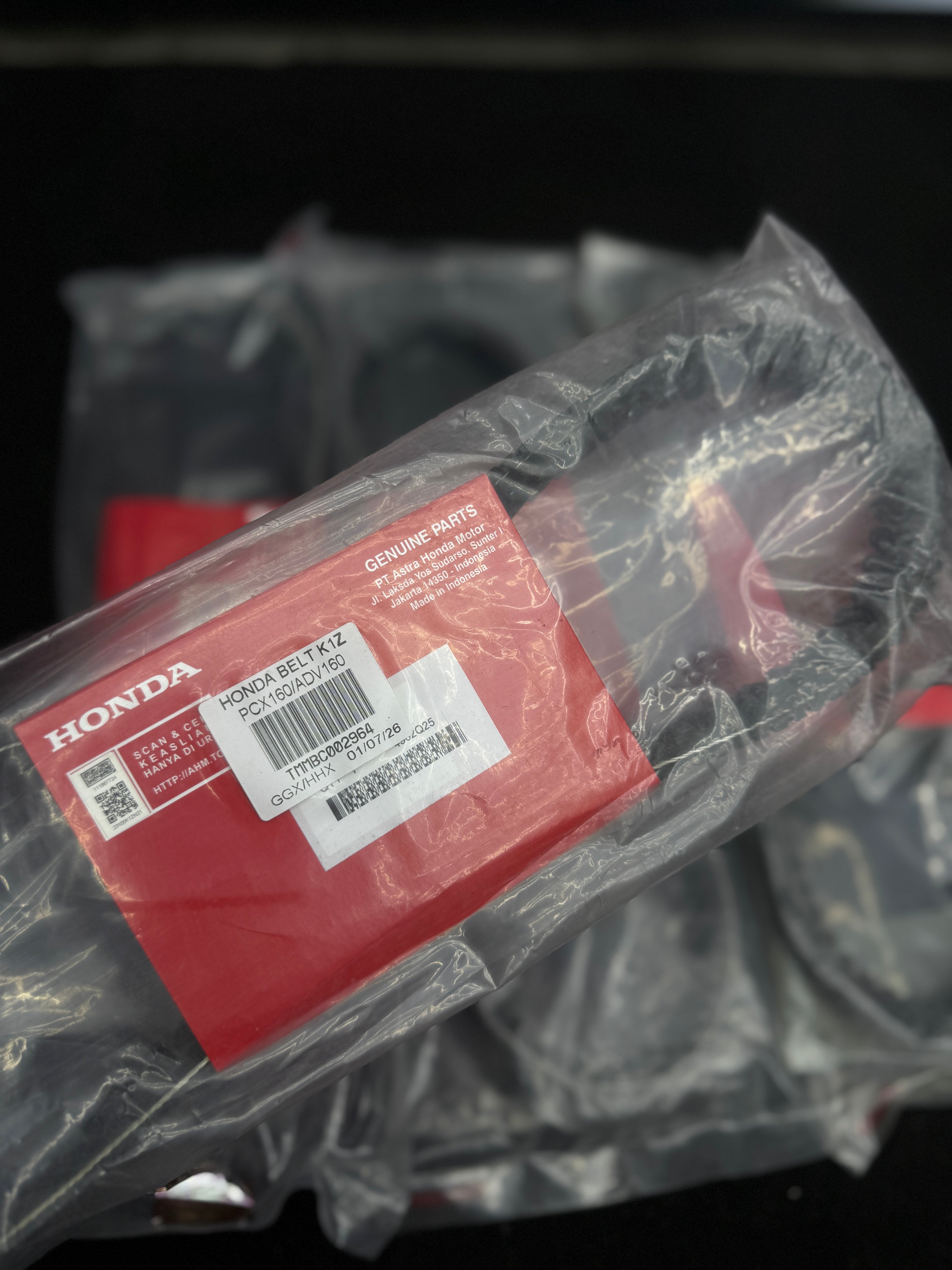 HONDA GENUINE BELT FOR SCOOTER