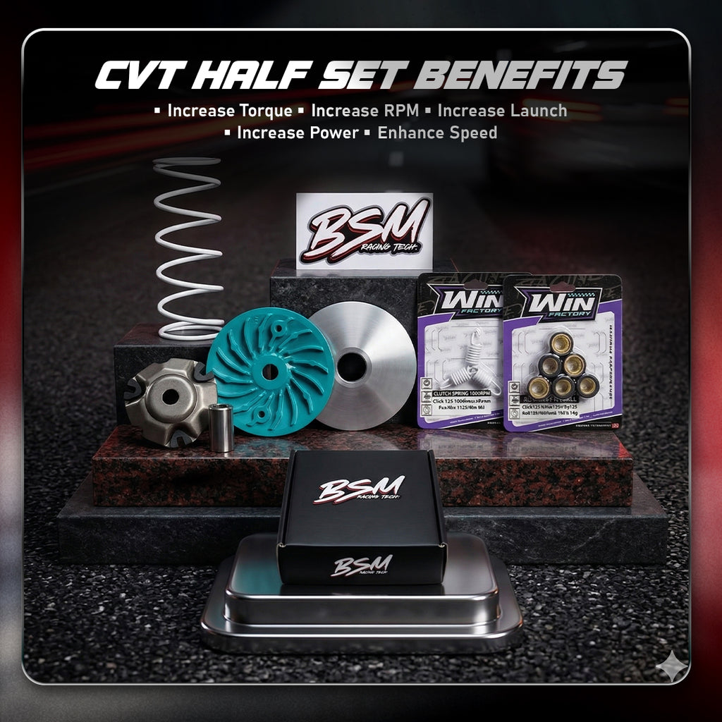 BSM PULLEY SET HALF CVT