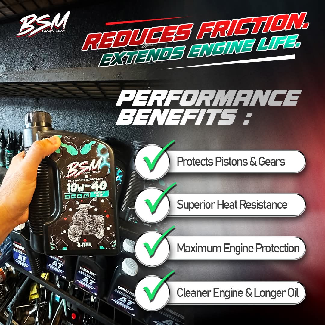 FULLY SYNTHETIC MOTORCYCLE OIL