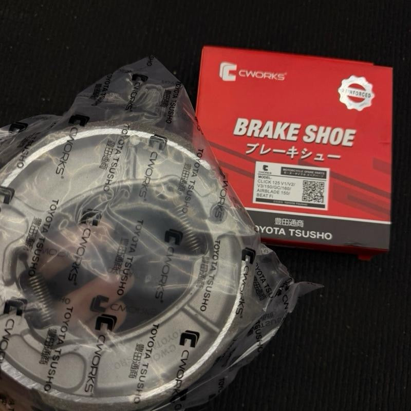 CWORKS BRAKESHOE AND BRAKEPAD FOR HONDA AND YAMAHA SCOOTERS