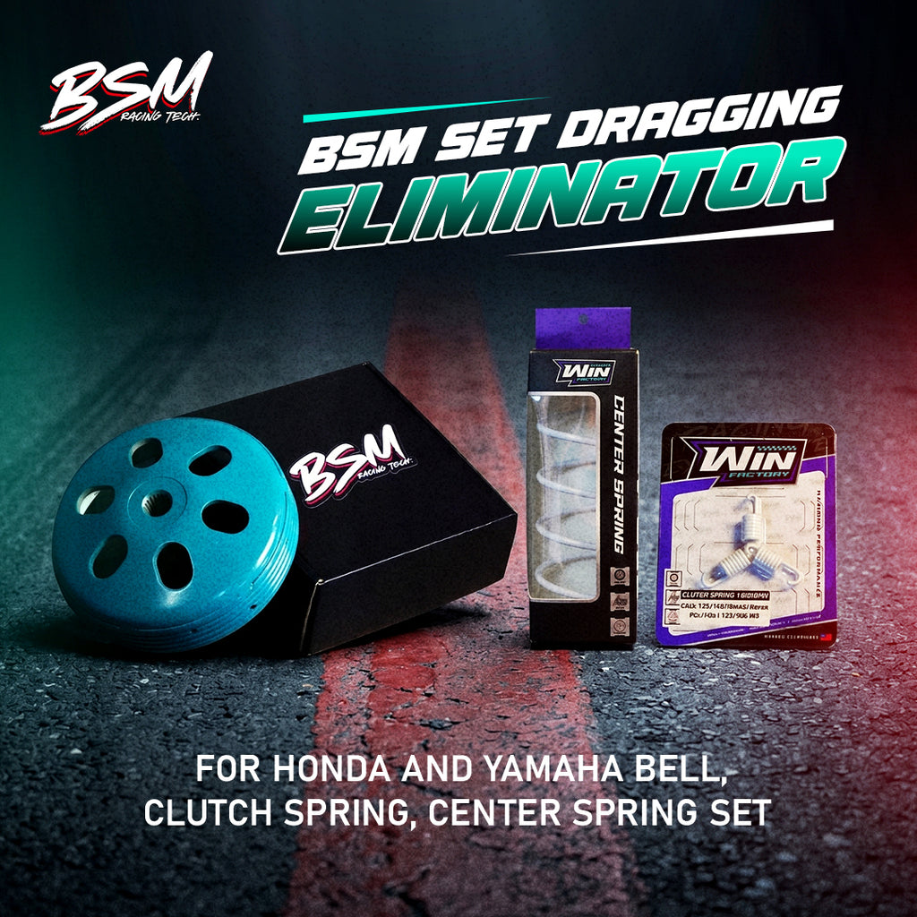 BSM SET DRAGGING ELIMINATOR FOR HONDA AND YAMAHA BELL, CLUTCH SPRING, CENTER SPRING SET