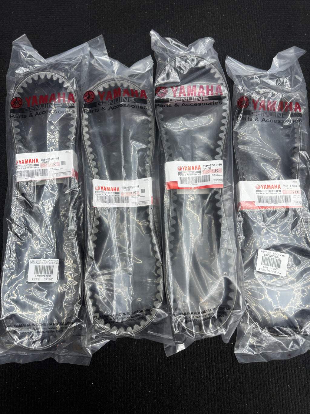 WHOLE SALE PRICE HONDA AND YAMAHA SCOOTER ORIGINAL GENUINE BELT (8PCS MINIMUM)