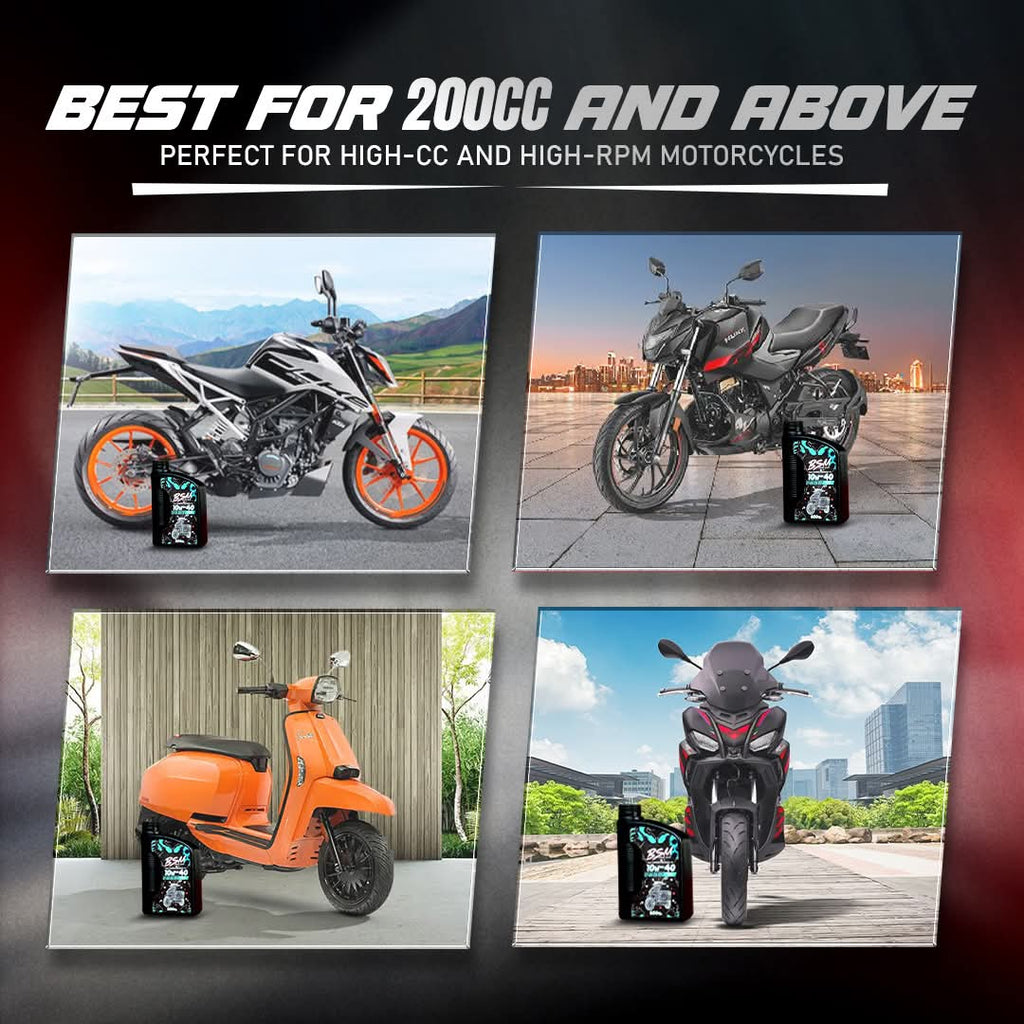 FULLY SYNTHETIC MOTORCYCLE OIL