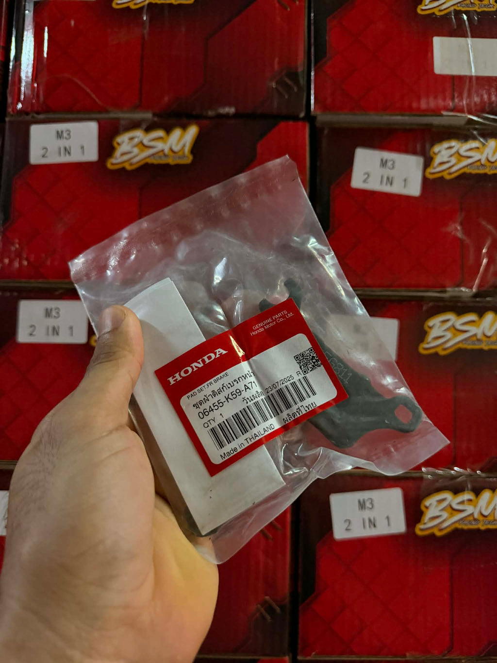 HONDA GENUINE ORIGINAL BRAKE PAD CLICK 125 V2/V3/V4