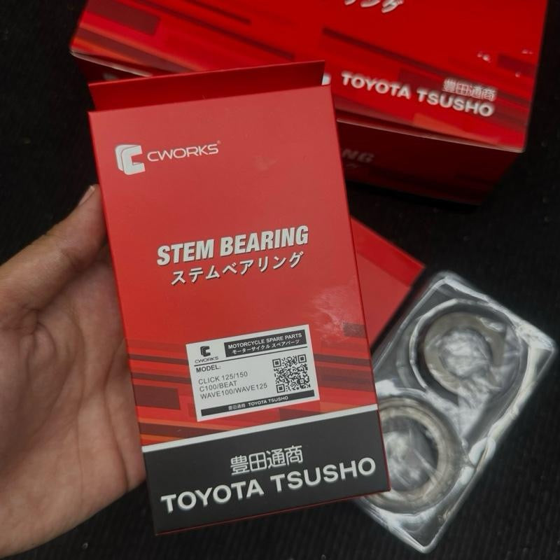 CWORKS TOYOTA TSUSHO STEM BEARING FOR ALL HONDA and YAMAHA Motorcycles High-Quality Replacement Parts