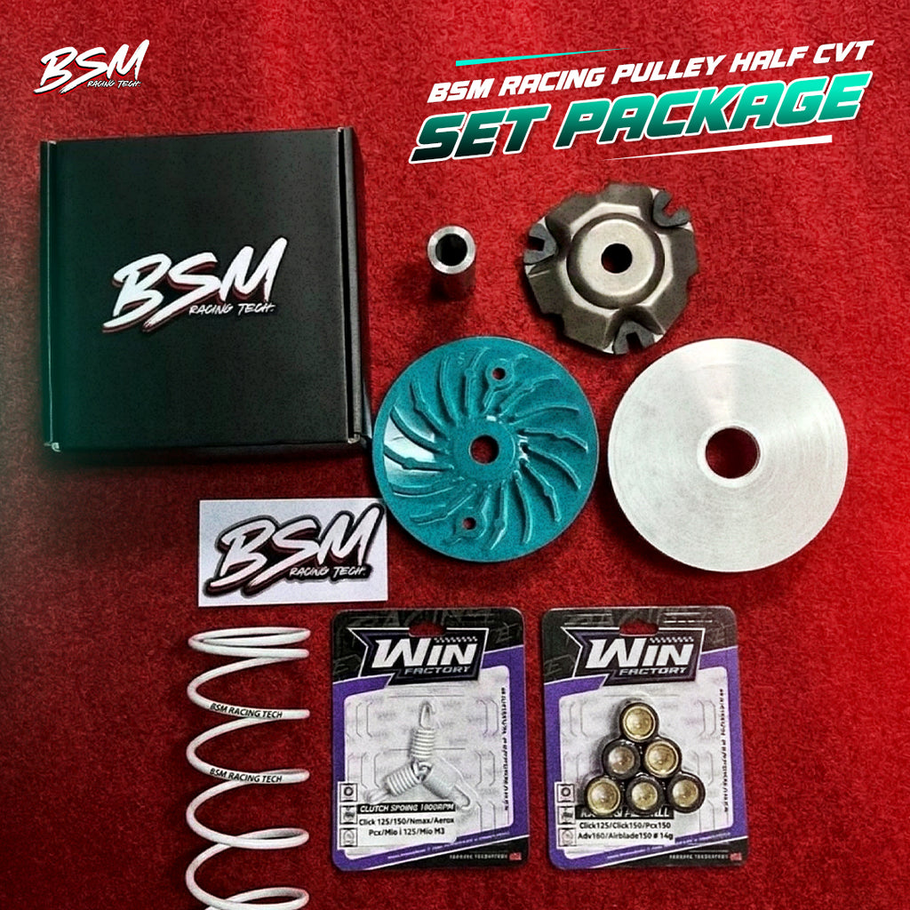 BSM PULLEY SET HALF CVT