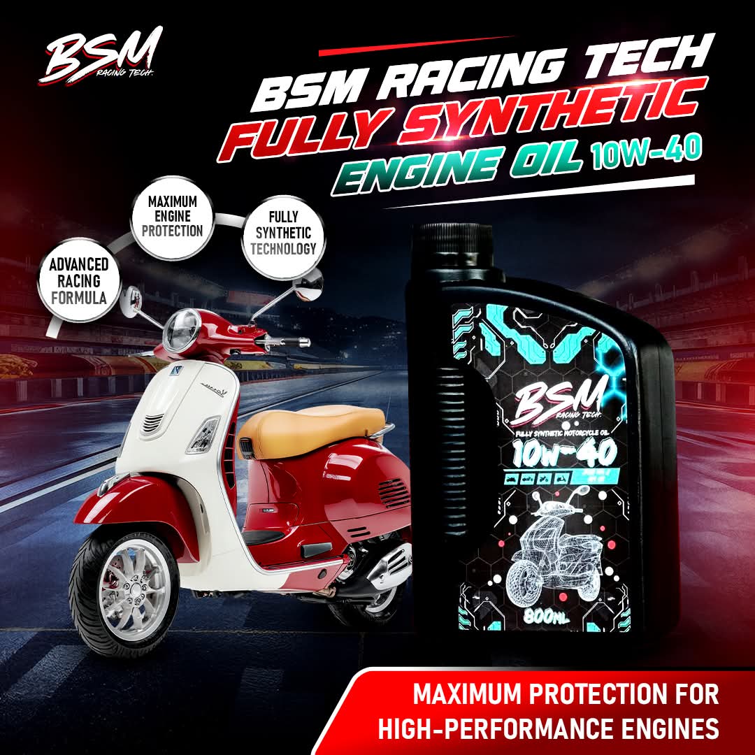 FULLY SYNTHETIC MOTORCYCLE OIL