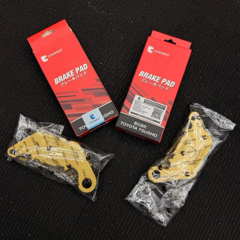 CWORKS BRAKESHOE AND BRAKEPAD FOR HONDA AND YAMAHA SCOOTERS