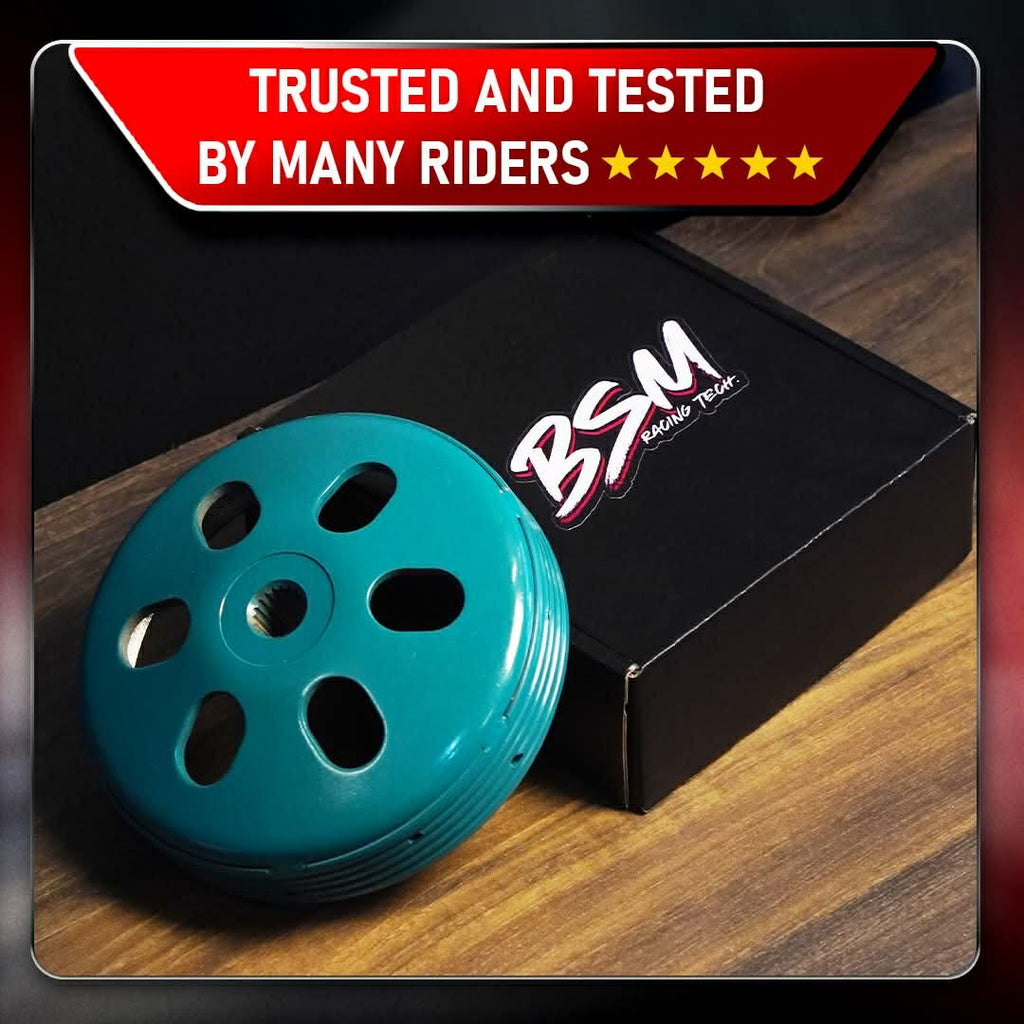 BSM STOCK MODIFIED CLUTCH BELL FOR DAILY AND TOURING. FOR ALL HONDA AND YAMAHA SCOOTERS
