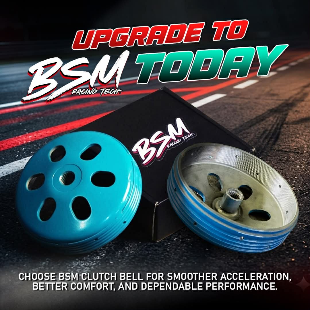 BSM STOCK MODIFIED CLUTCH BELL FOR DAILY AND TOURING. FOR ALL HONDA AND YAMAHA SCOOTERS