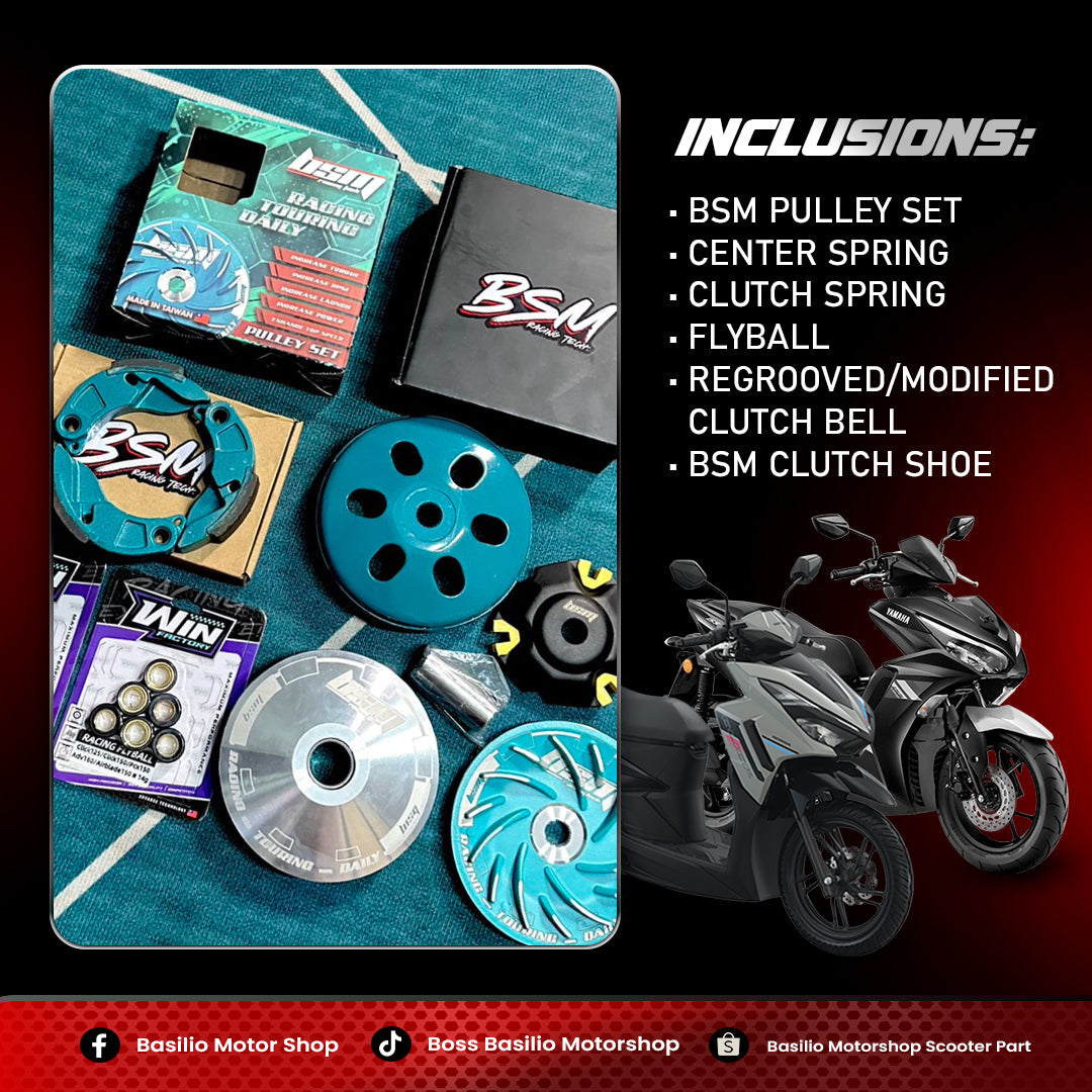 BSM PULLEY SET FULL CVT