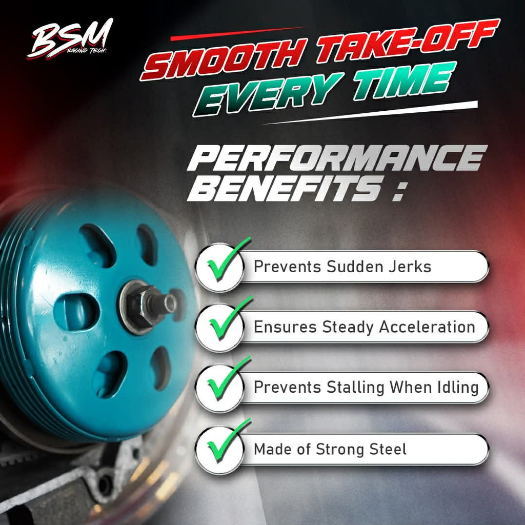 BSM STOCK MODIFIED CLUTCH BELL FOR DAILY AND TOURING. FOR ALL HONDA AND YAMAHA SCOOTERS
