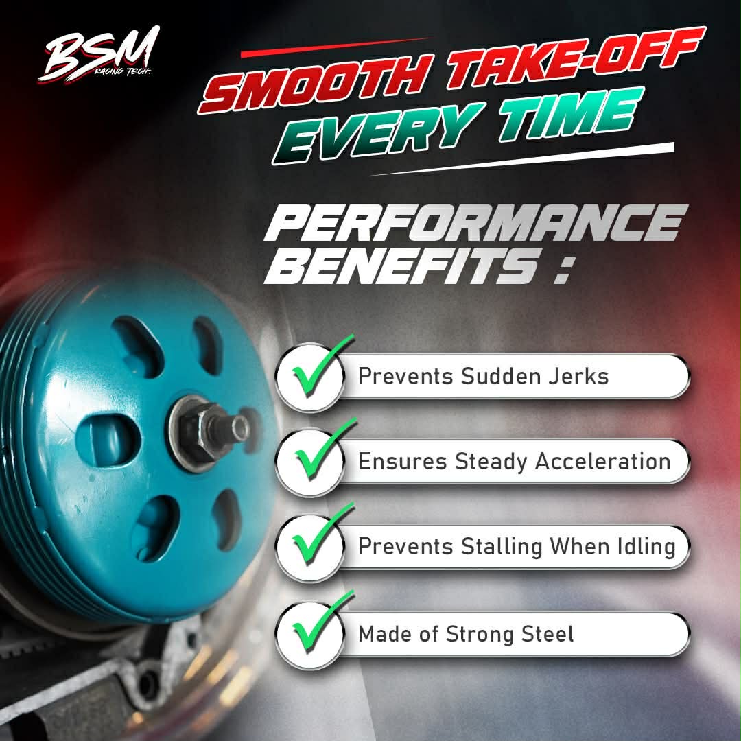 BSM STOCK MODIFIED CLUTCH BELL FOR DAILY AND TOURING. FOR ALL HONDA AND YAMAHA SCOOTERS